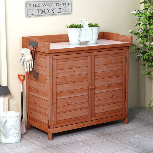 Cleo Craftsman Garden Workstation Storage Box