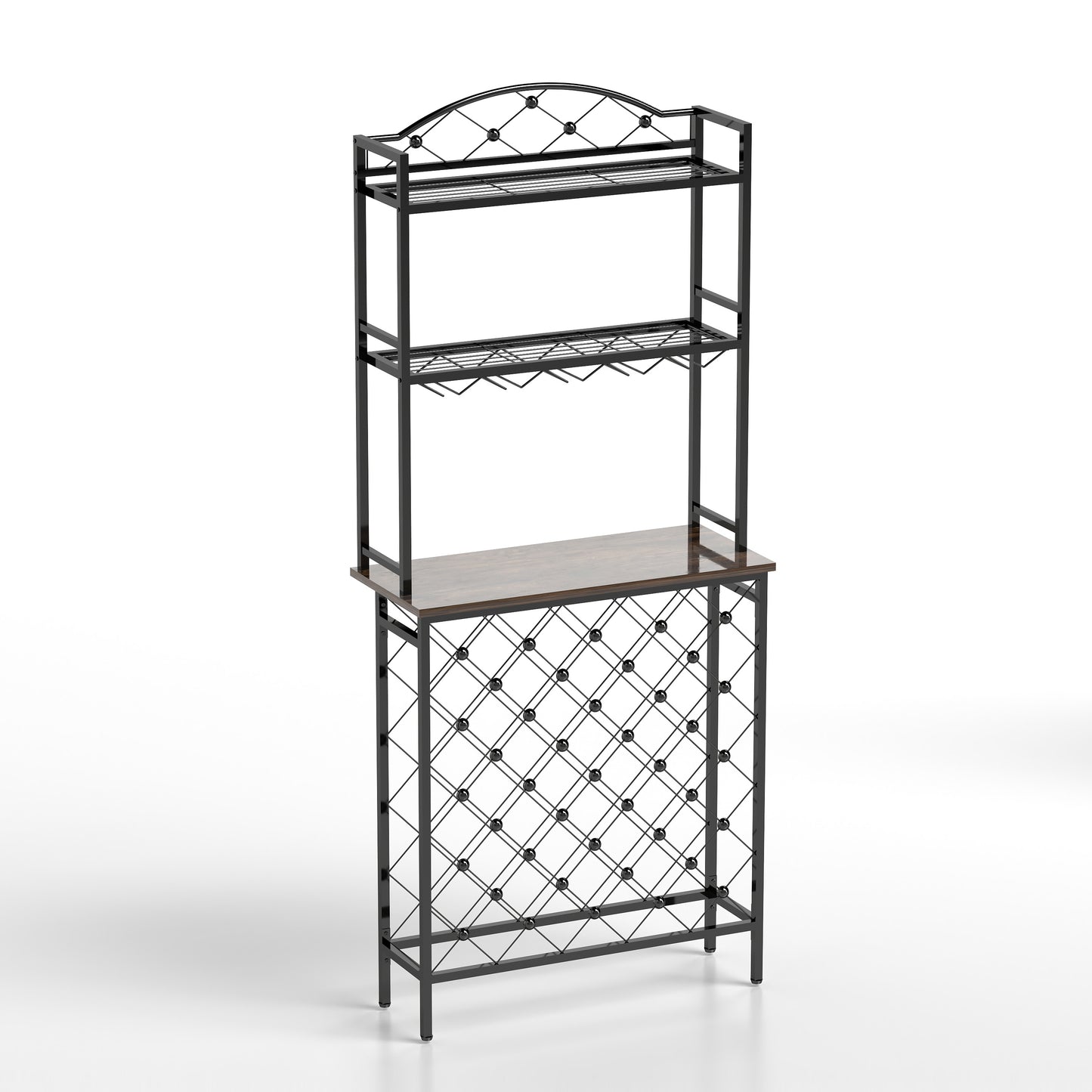 Eda Industrial Metal Wine Rack