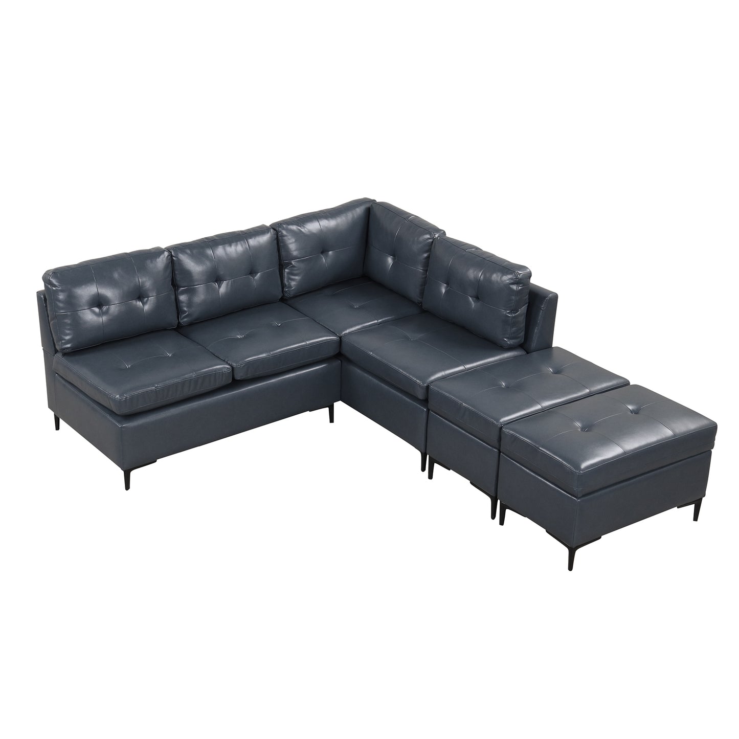 Sonoma Mid-Century L-Shaped Corner Sofa