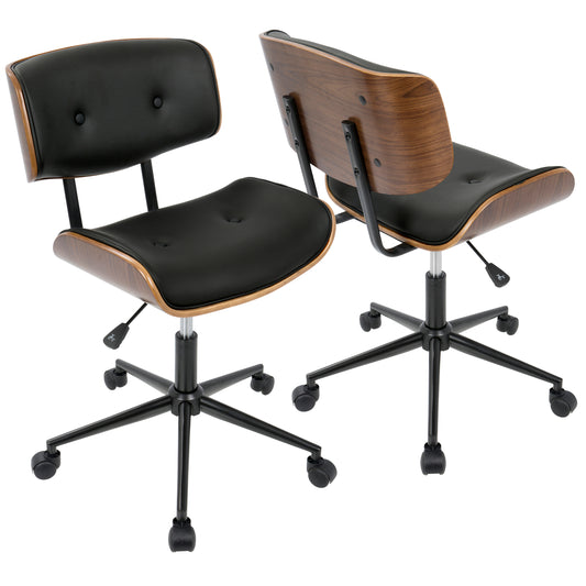 Healdsburg Mid-Century Swivel Office Chair