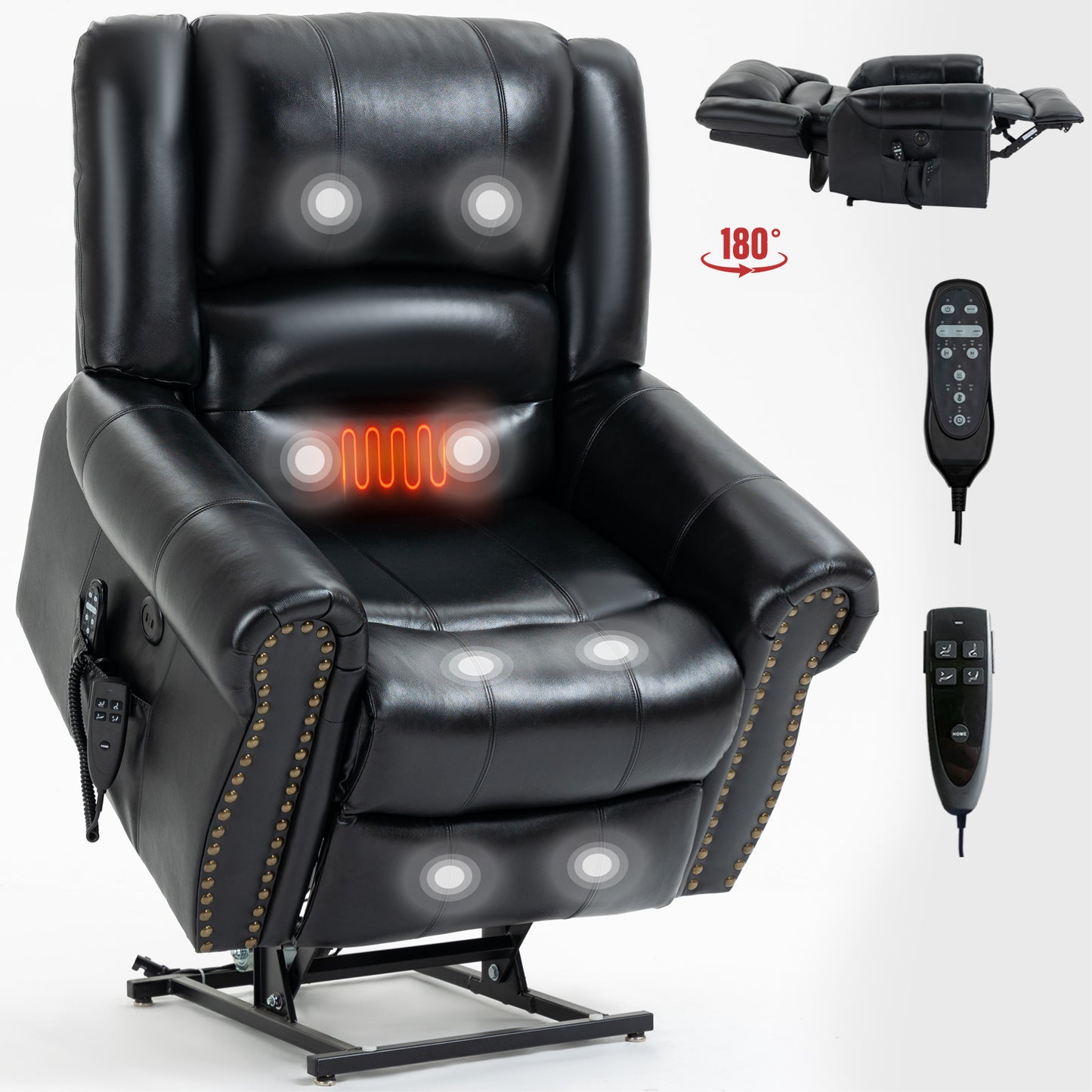 Sonoma Modern Genuine Leather Recliner Chair