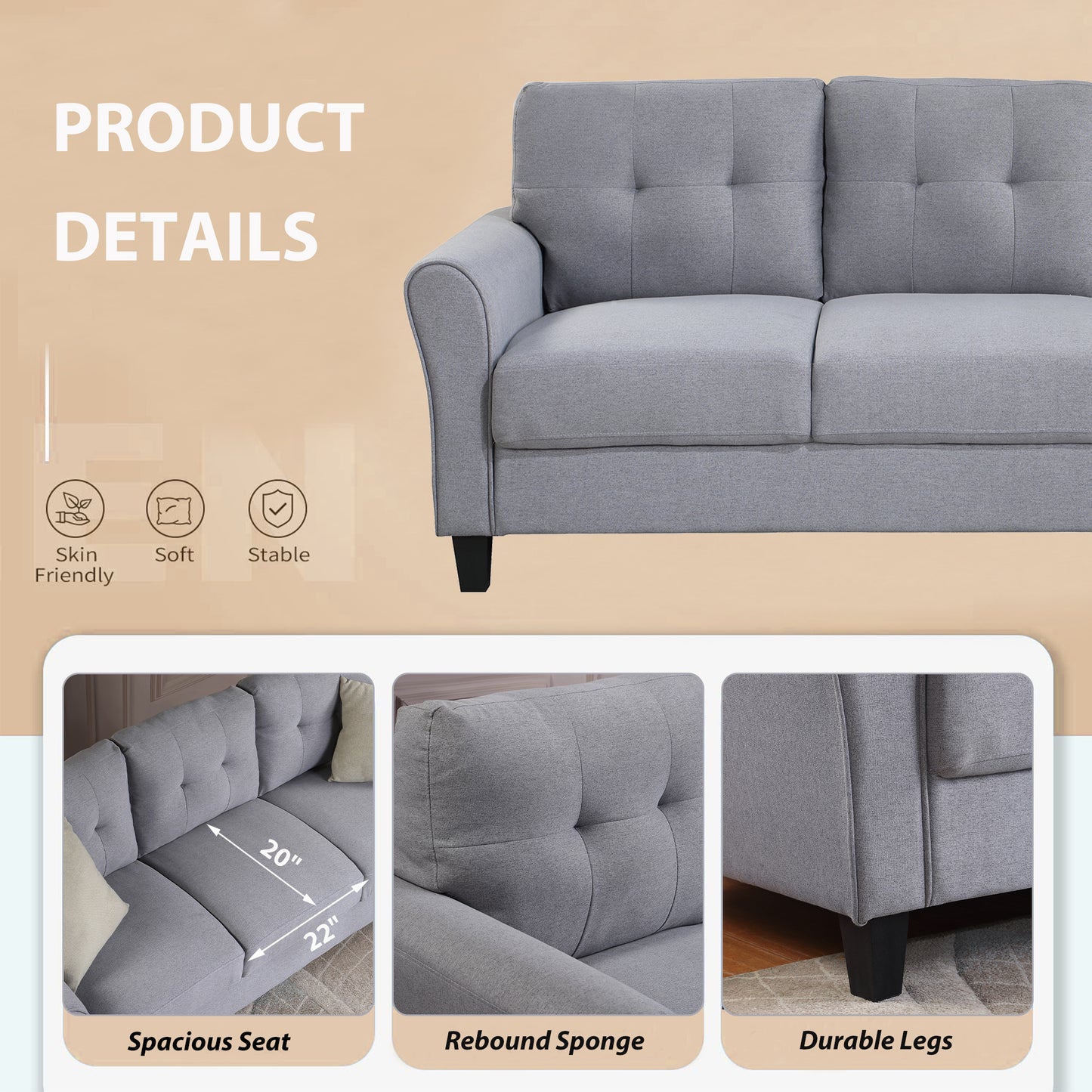 Lula Modern Sofa Set