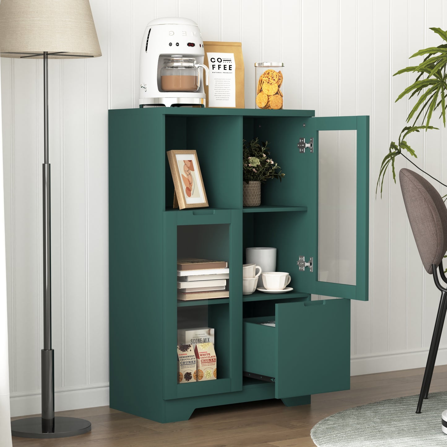 Napa Modern Bedroom Painted Storage Cabinet