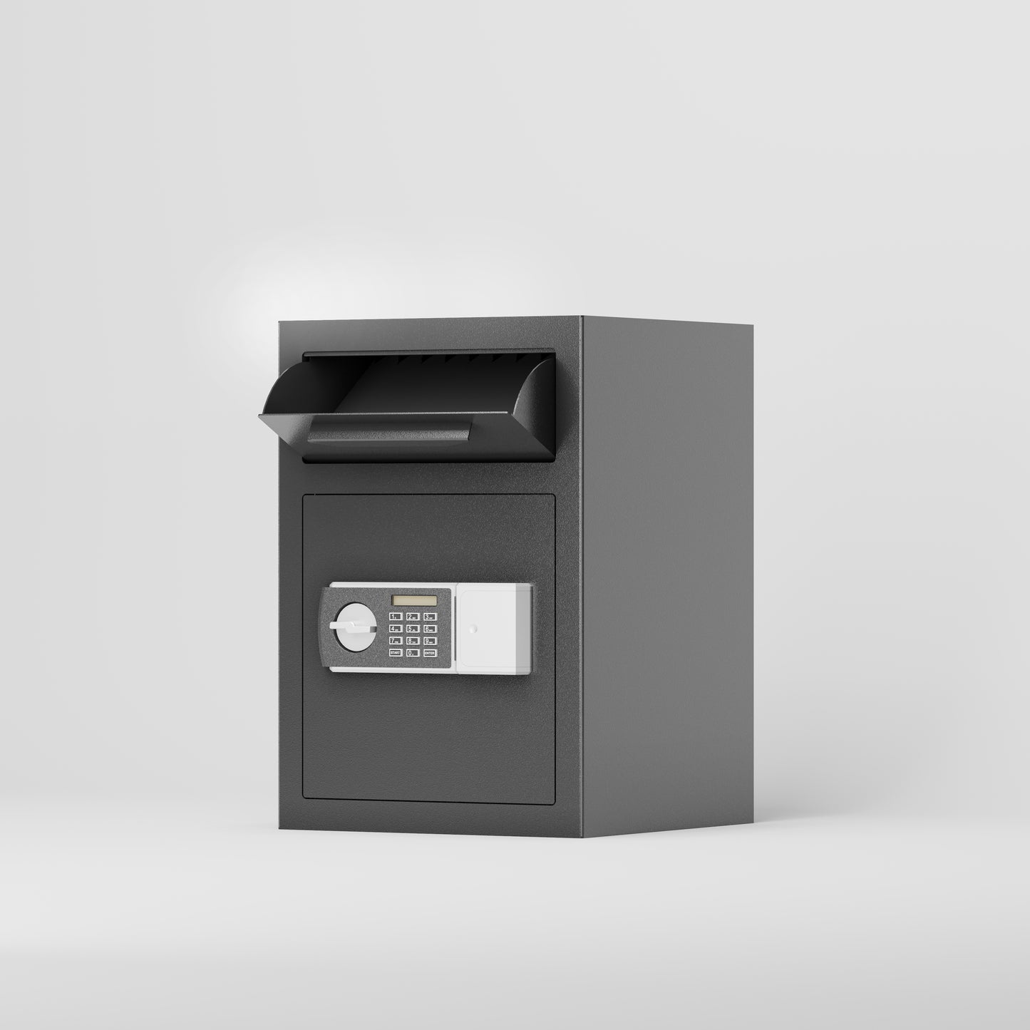 Luz Modern Carbon Steel Safe Box