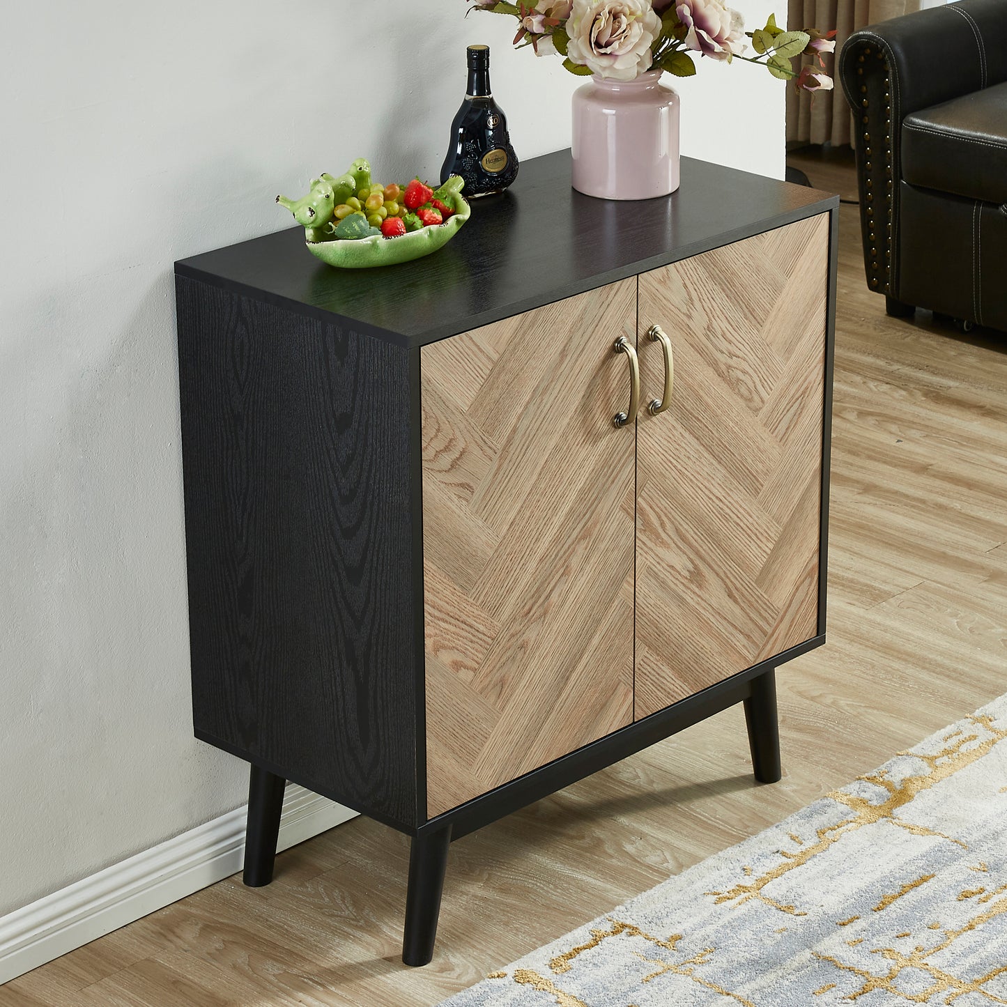 Irvington Mid-Century Buffet Storage Cabinet