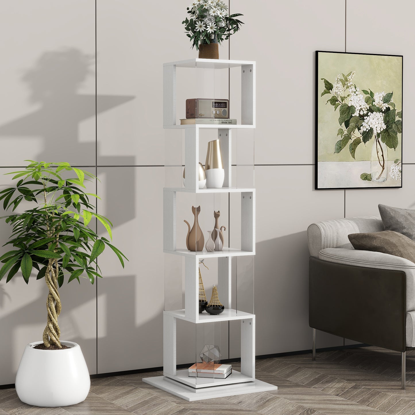Oakridge Modern Rotating Acrylic Display Rack