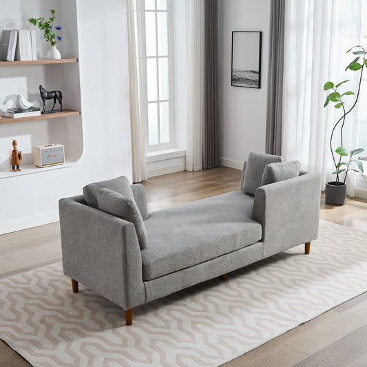 Marites Contemporary Chenille Sleeper Chaise