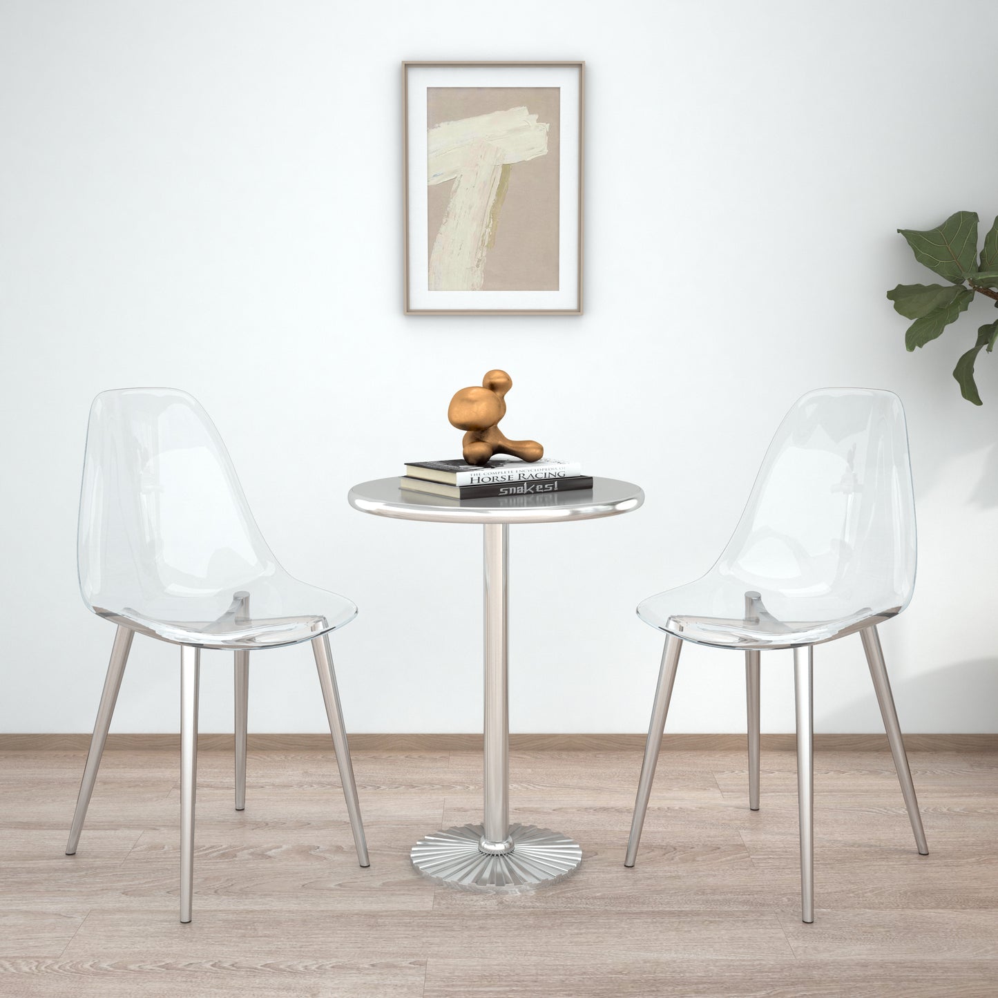Fitch Contemporary Crystal Dining Chairs