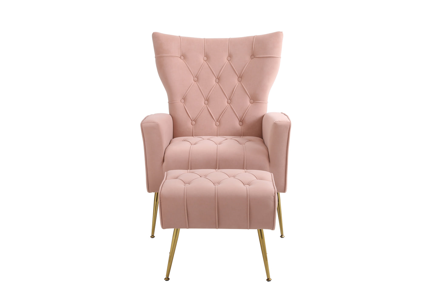 Silverleaf Contemporary Velvet Accent Armchair