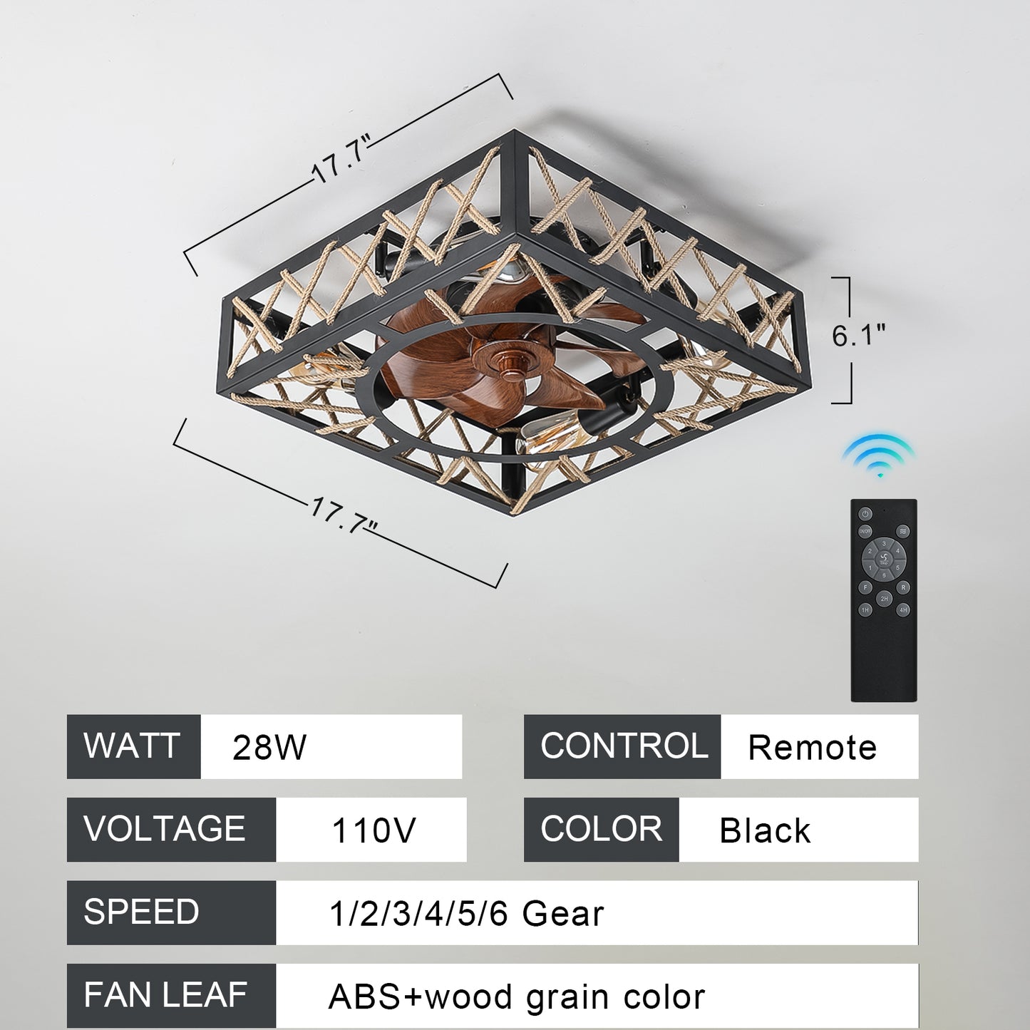 Silverleaf Industrial Caged Lights