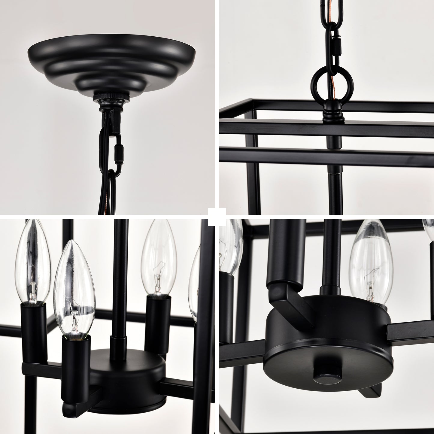 Marites Industrial Farmhouse Lantern Pendant