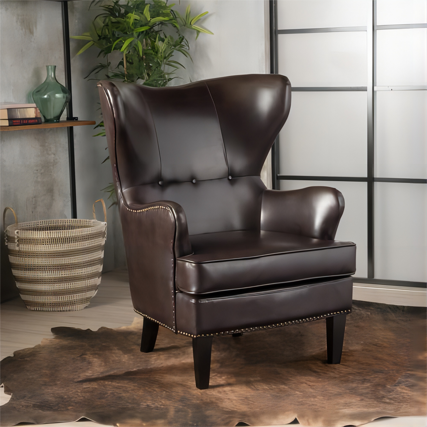 Bartholomew Traditional Elegant High Back Chair
