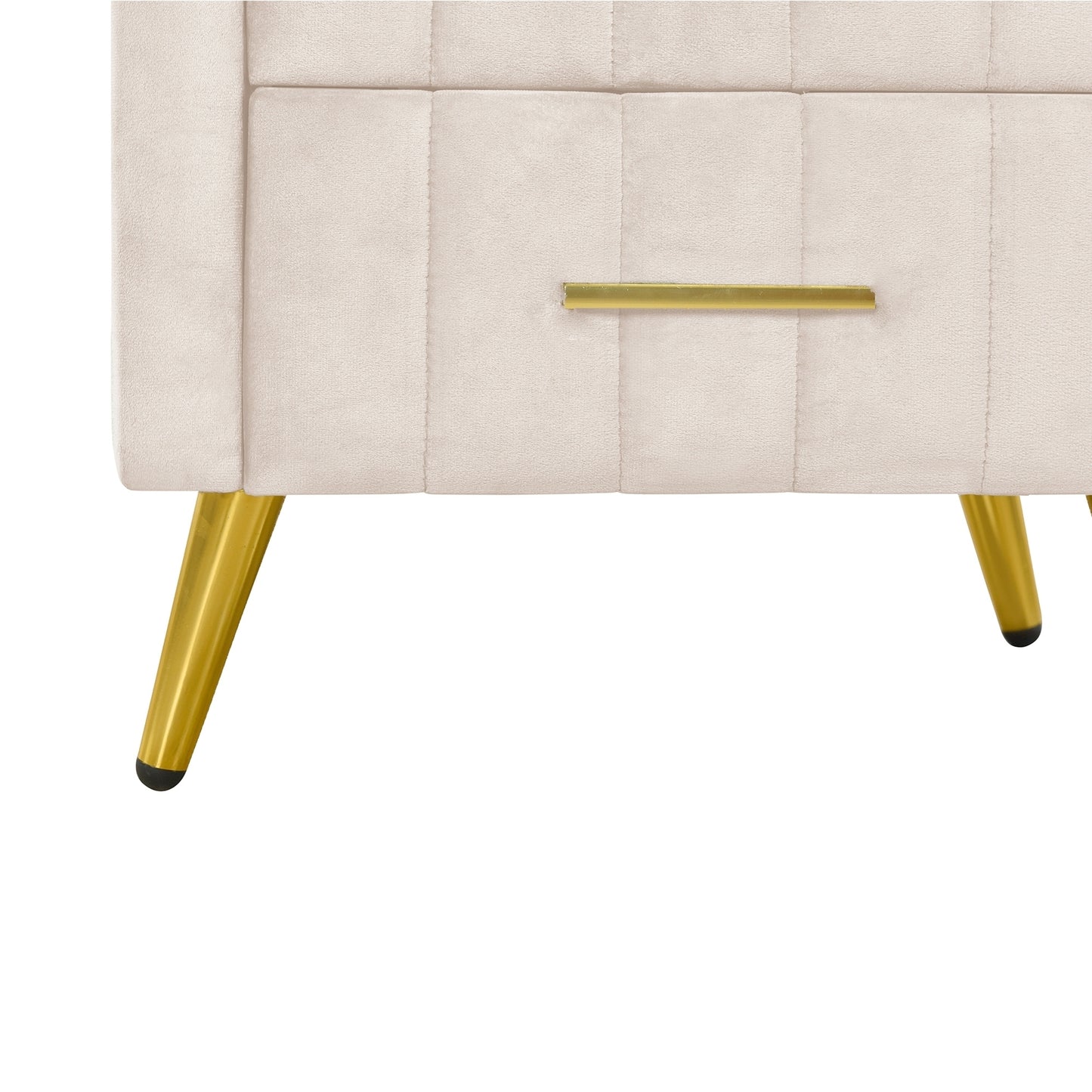 Kingsly Contemporary Elegant Wooden Drawer Nightstand