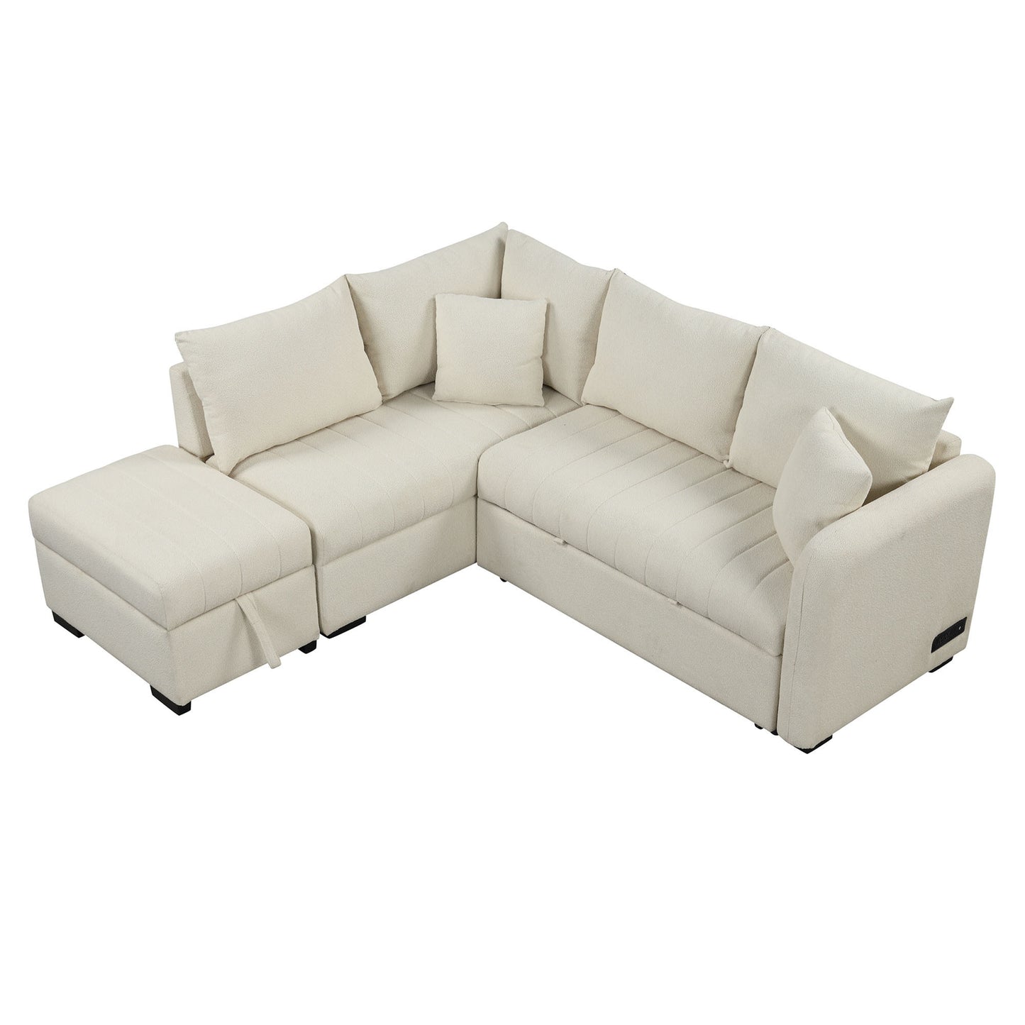 Justo Contemporary Upholstered Sofa Bed