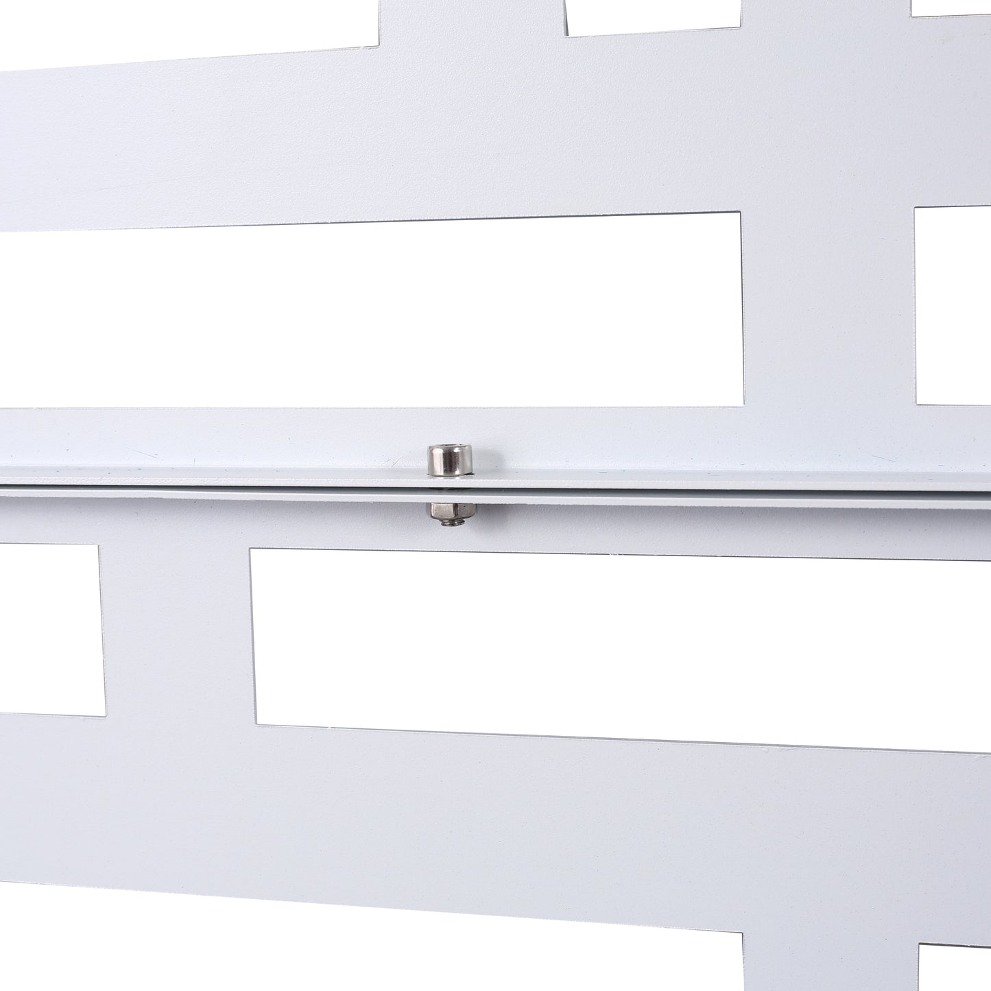 Ghivi Industrial Freestanding Metal Privacy Screen