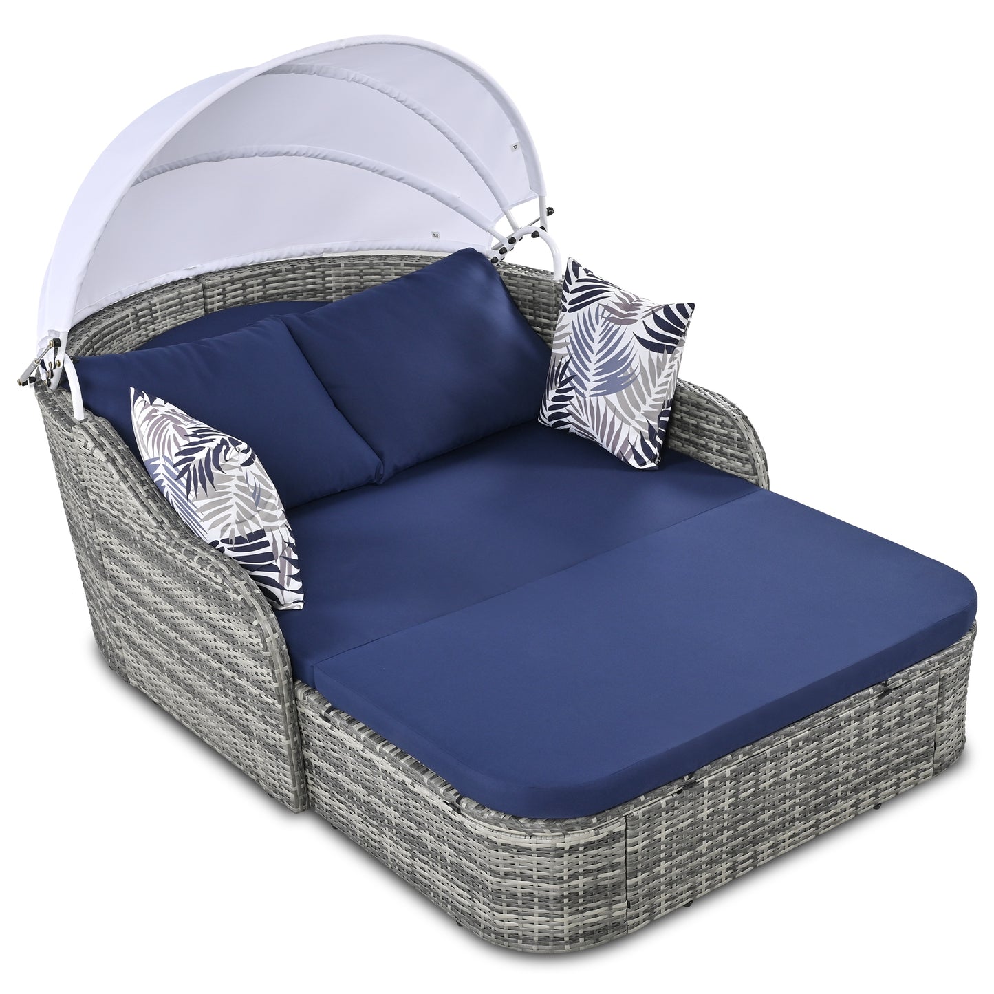 Oakridge Modern Canopy Sunbed Daybed