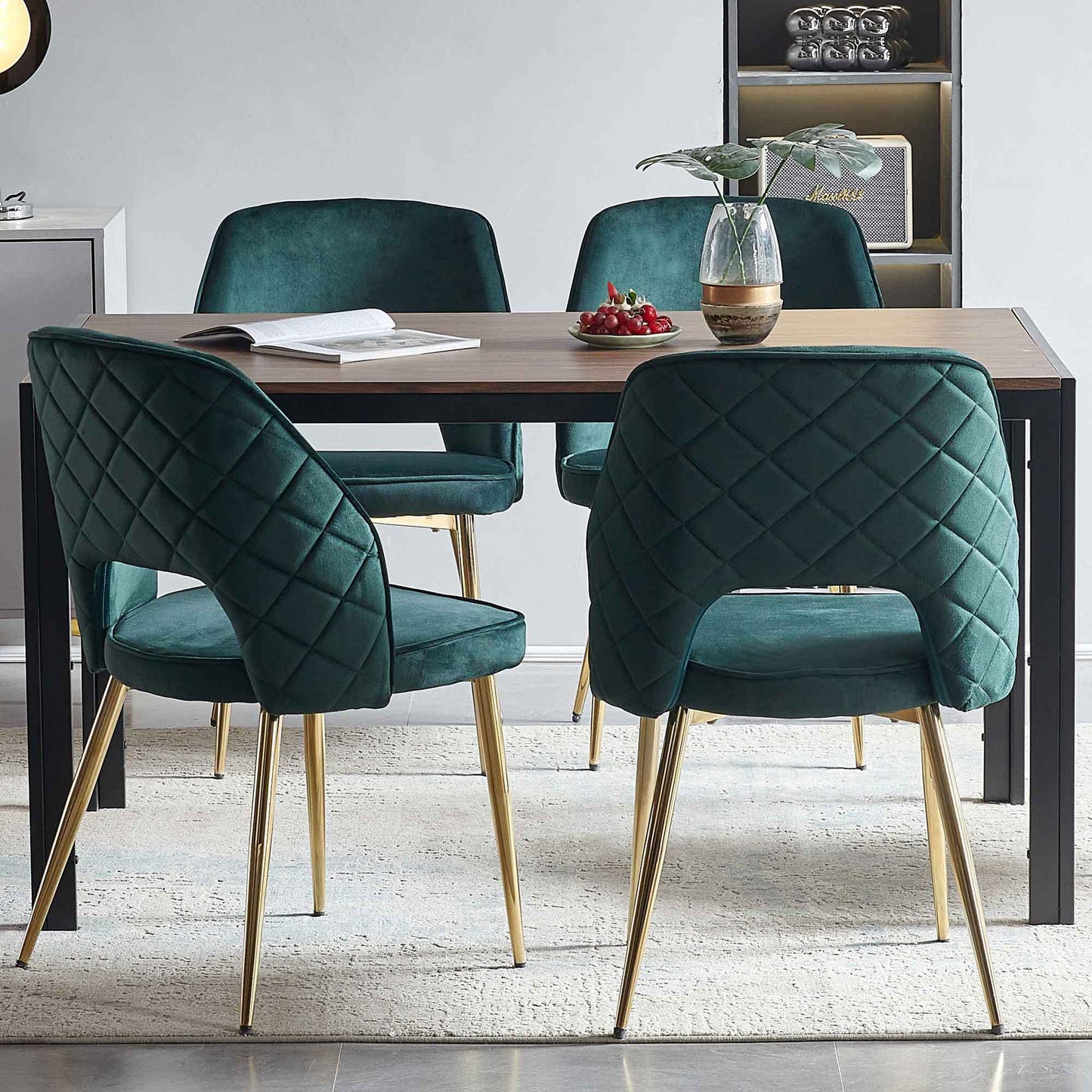 Oakridge Modern Upholstered Velvet Dining Chairs