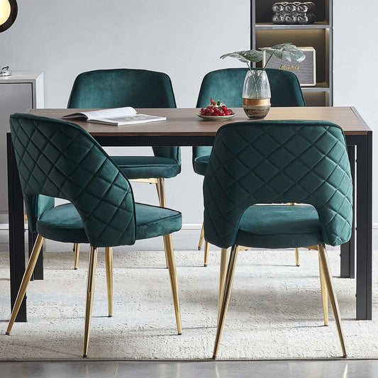 Oakridge Modern Upholstered Velvet Dining Chairs