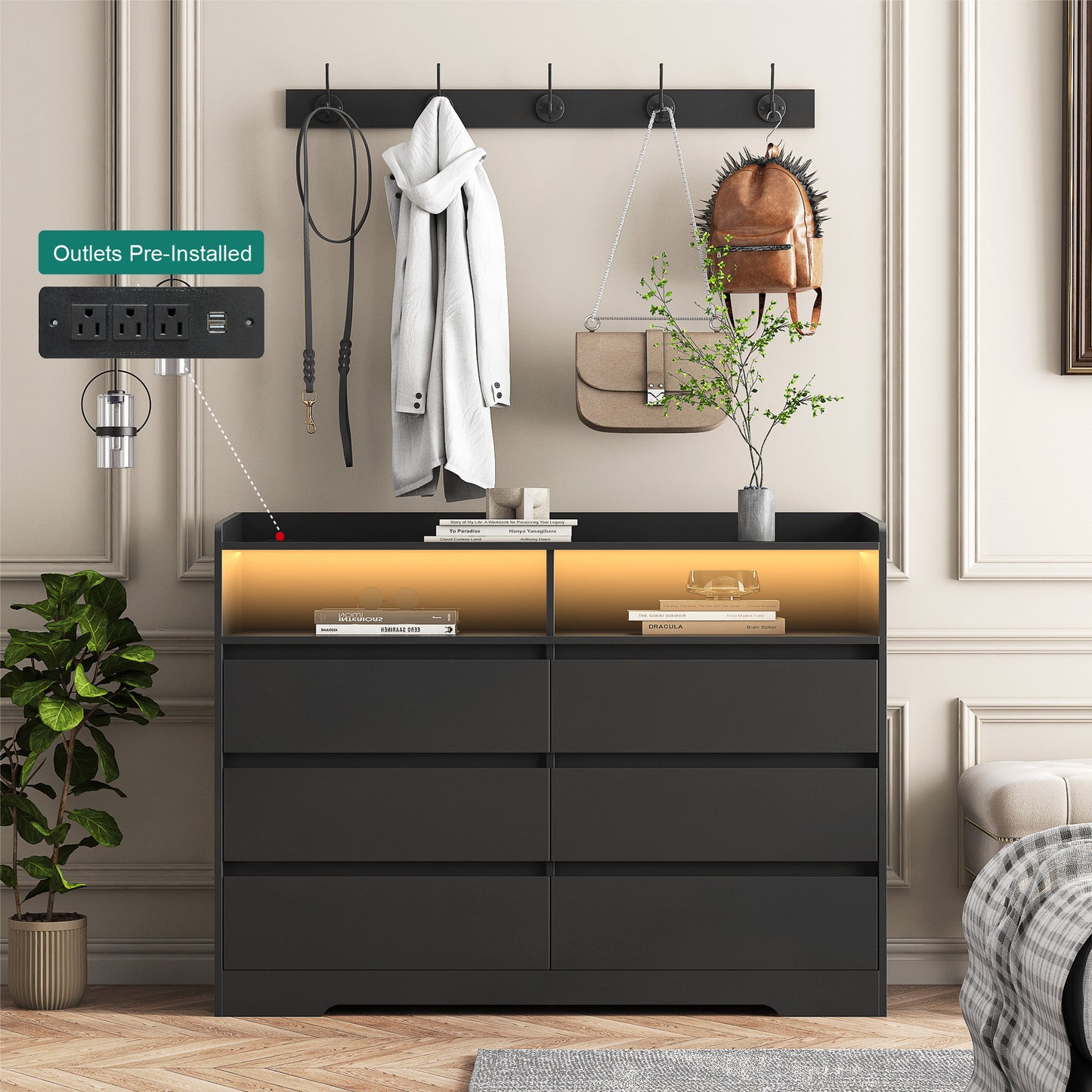 Healdsburg Modern Living Room Storage Cabinet