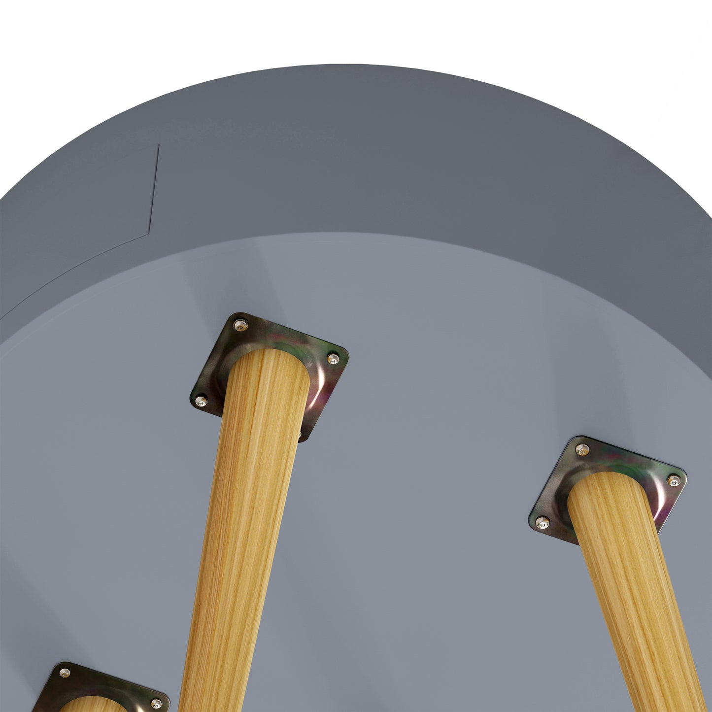 Marites Mid-Century Oak Nightstand Table