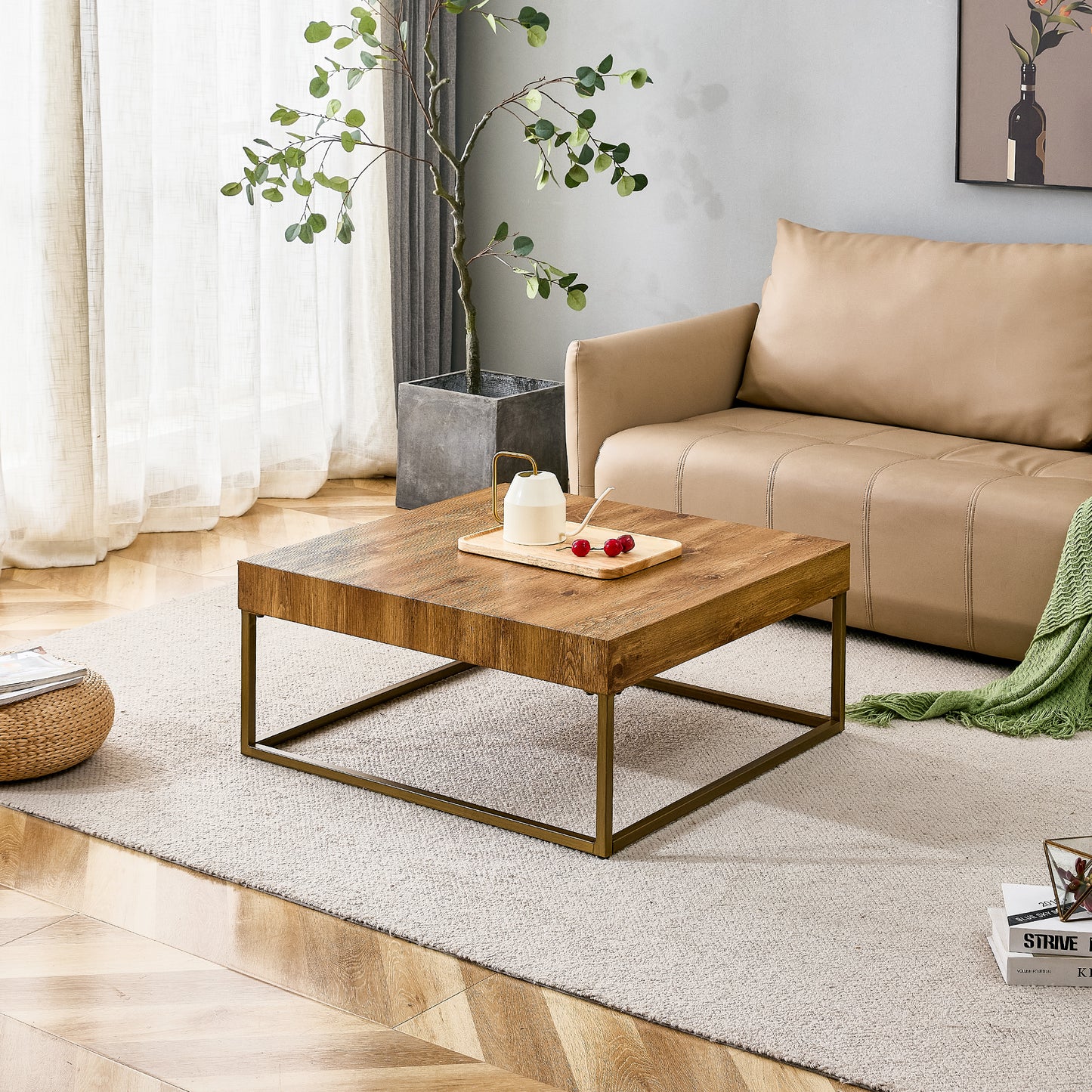 Westport Modern Rectangular Coffee Table