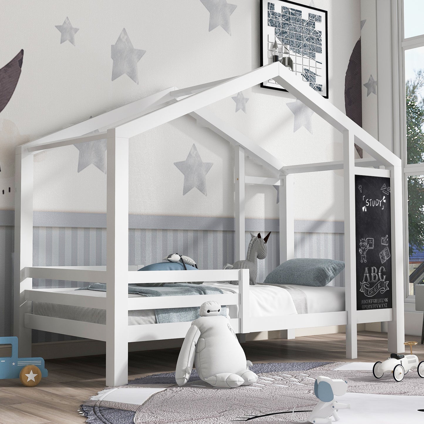 Elmcrest Craftsman Twin House Bed