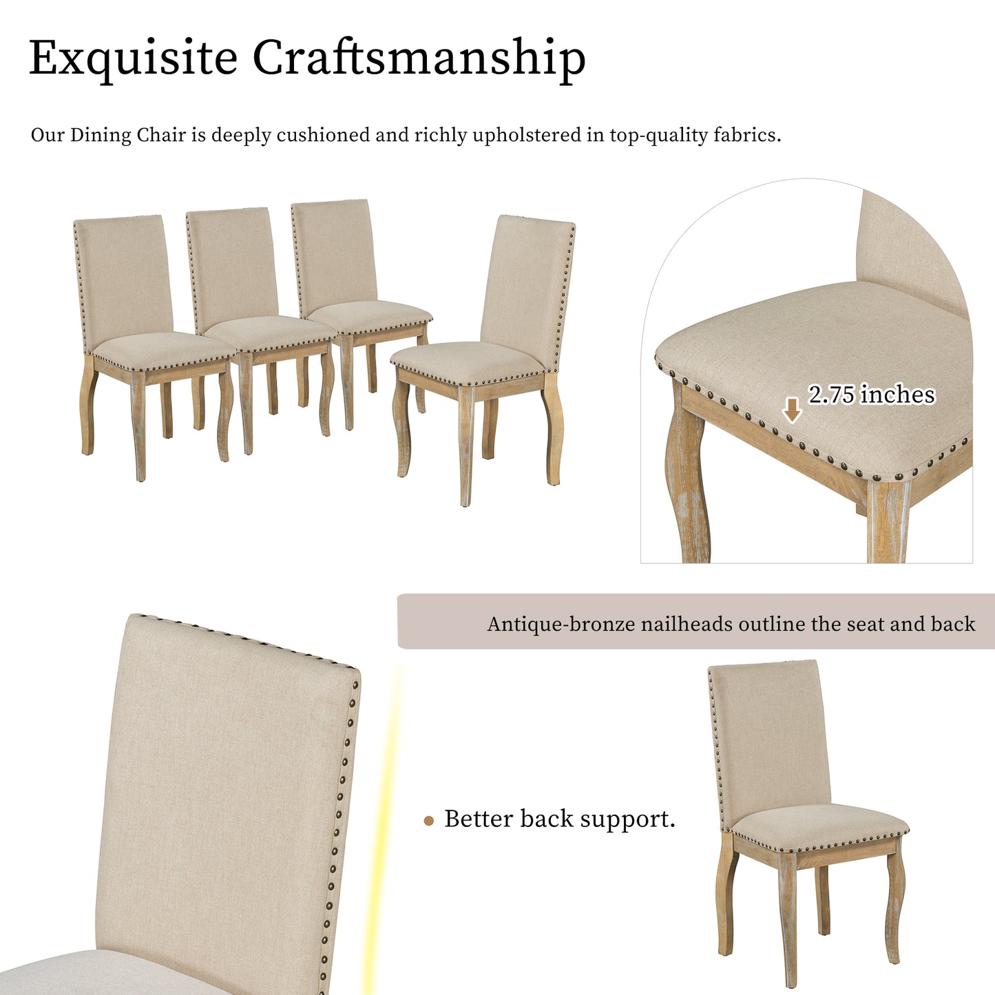 Marcel Traditional Wood Dining Chair