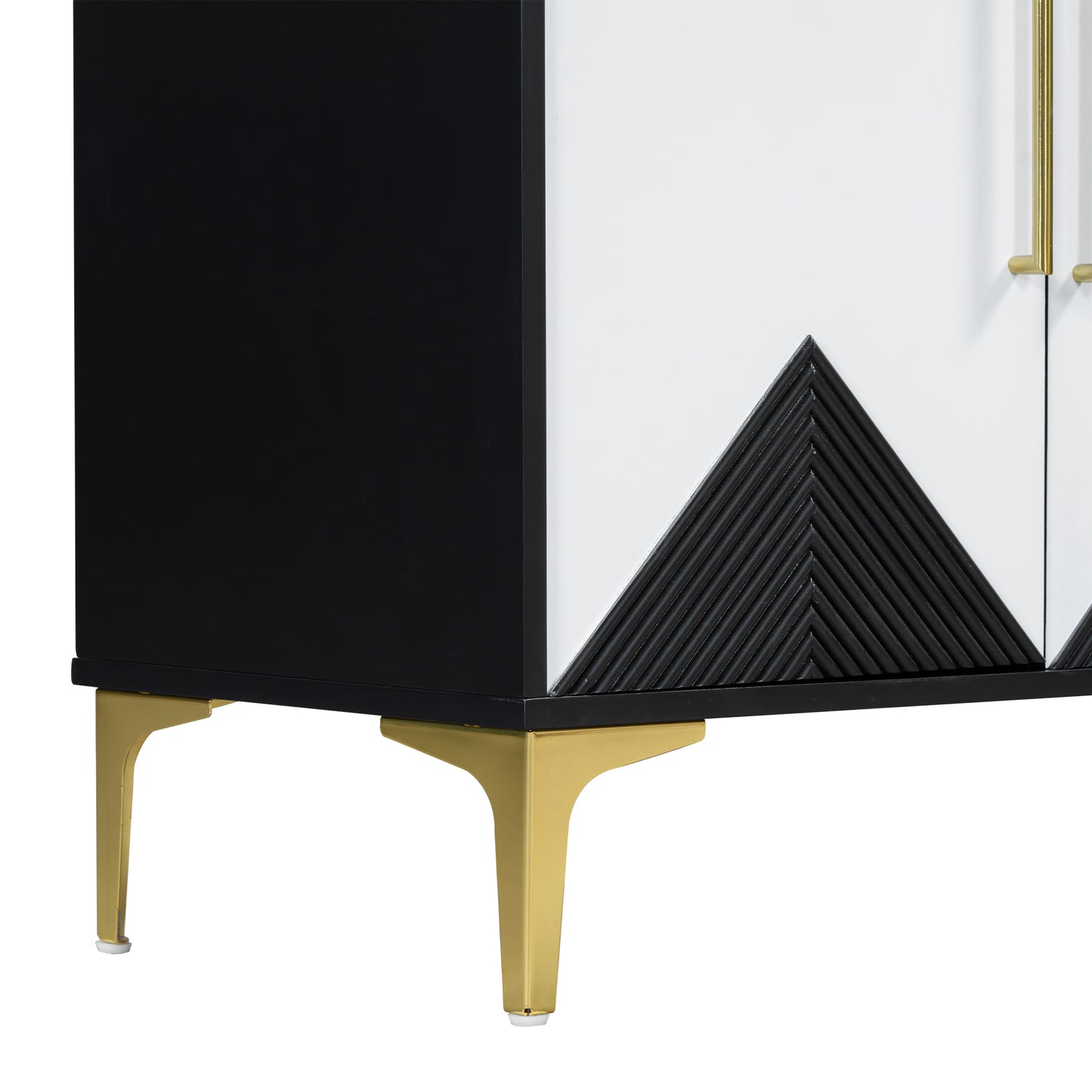Healdsburg Contemporary U-Style Triangular Pattern Cabinet