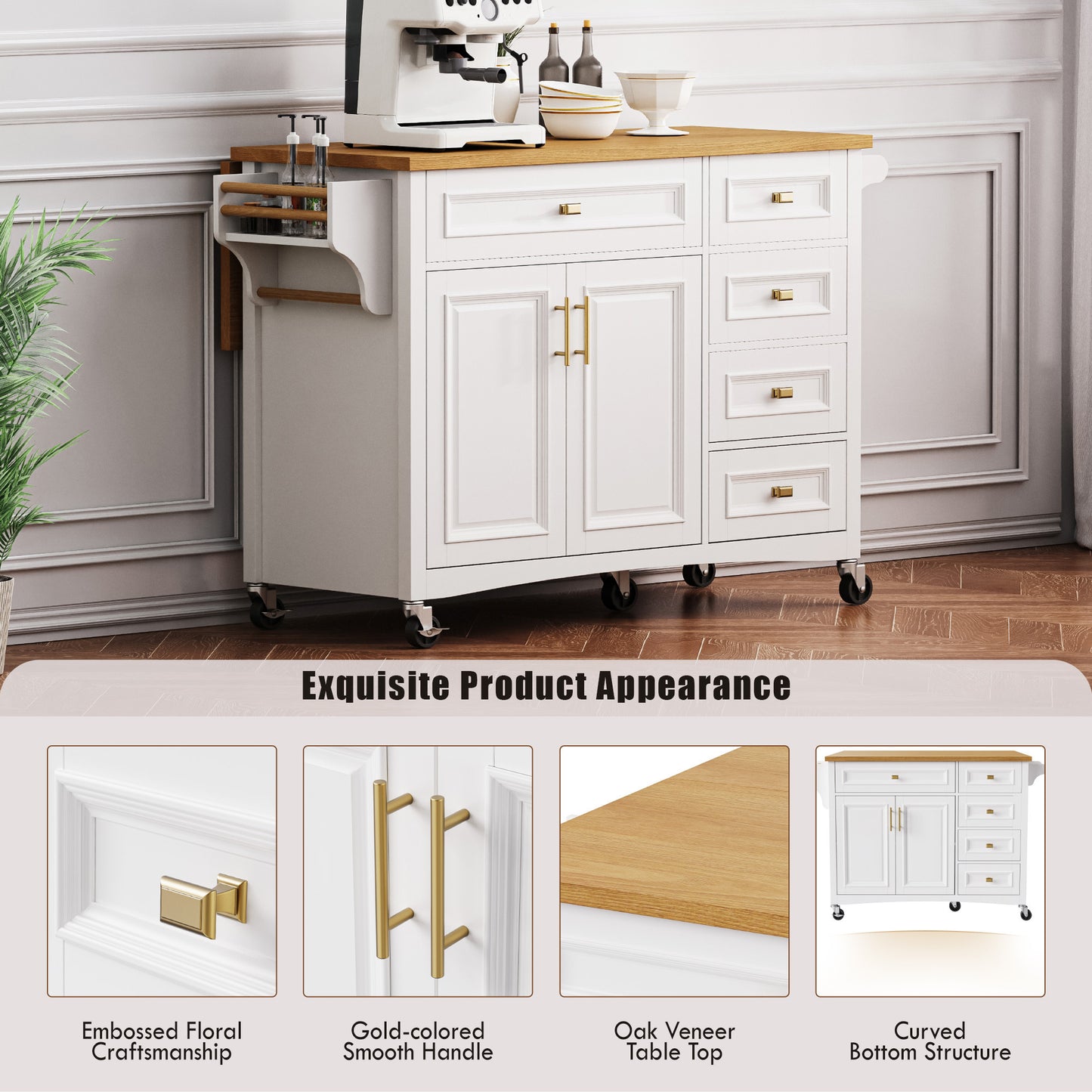 Cleo Modern Kitchen Island