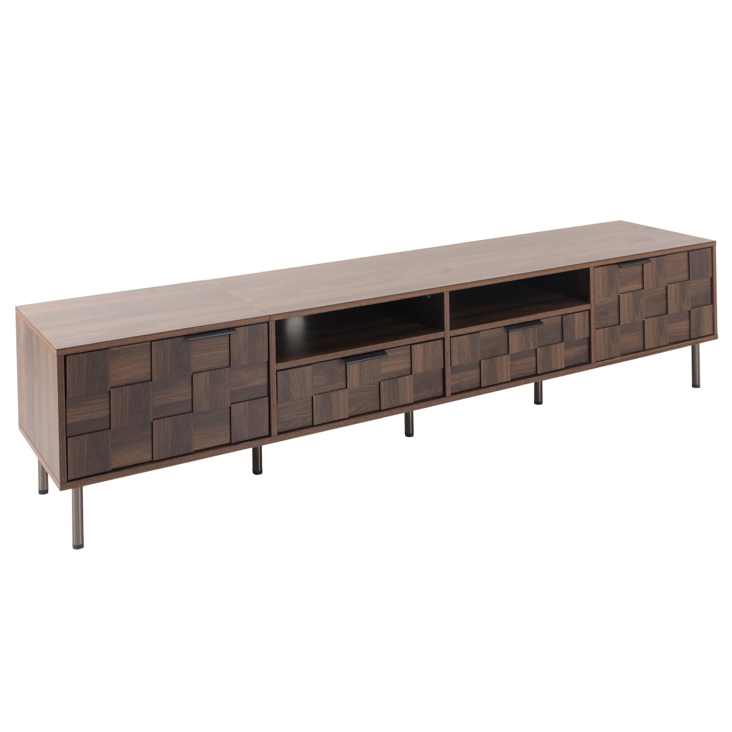 Justo Mid-Century Media Console Entertainment Center