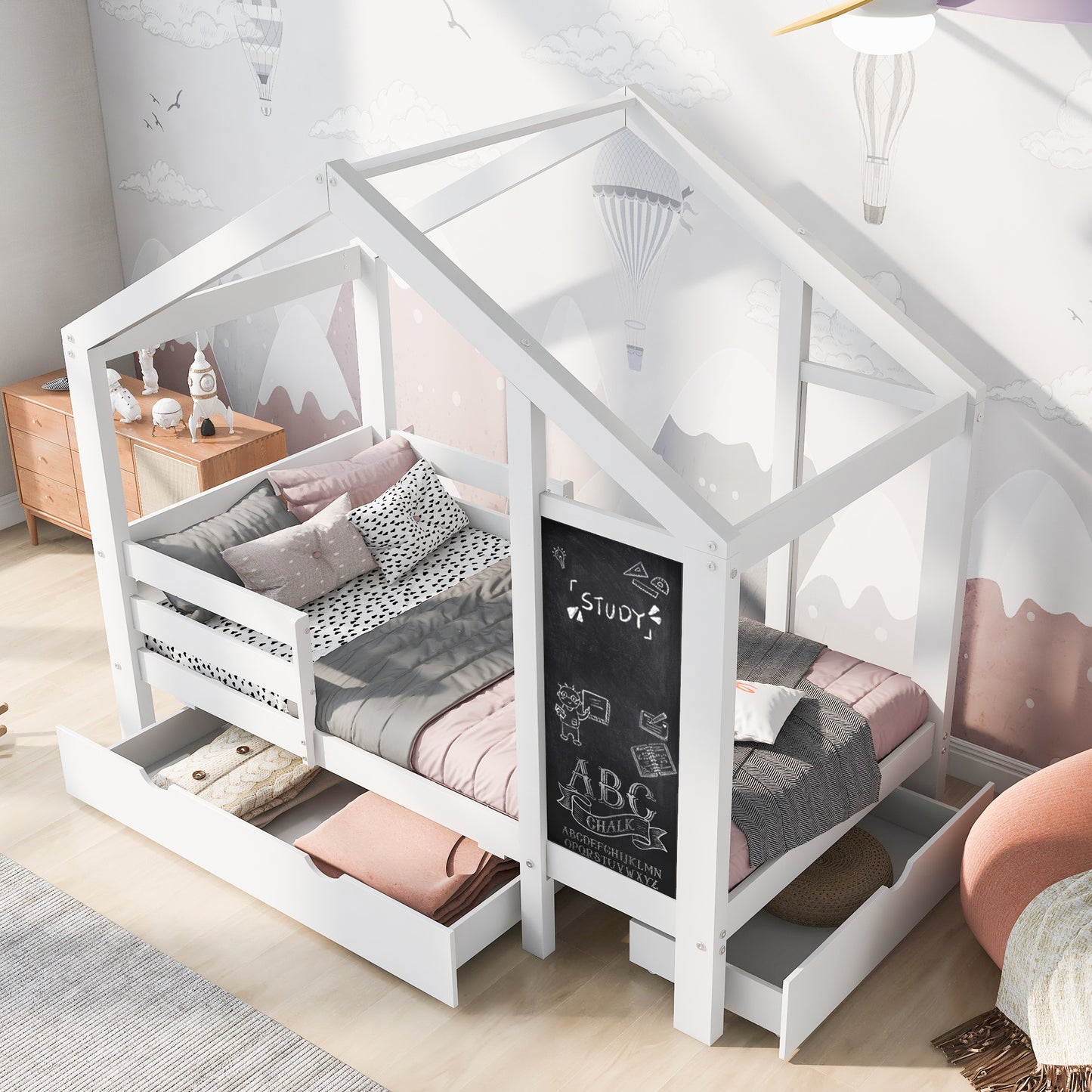 Elmcrest Craftsman Twin House Bed