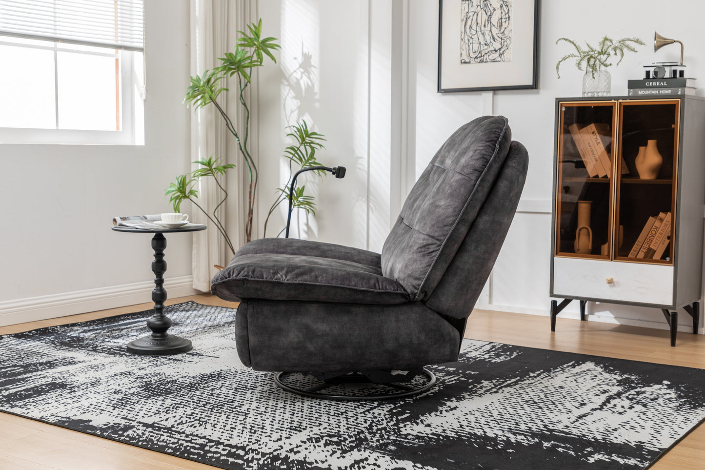 Irvington Modern Velvet Recliner Chair