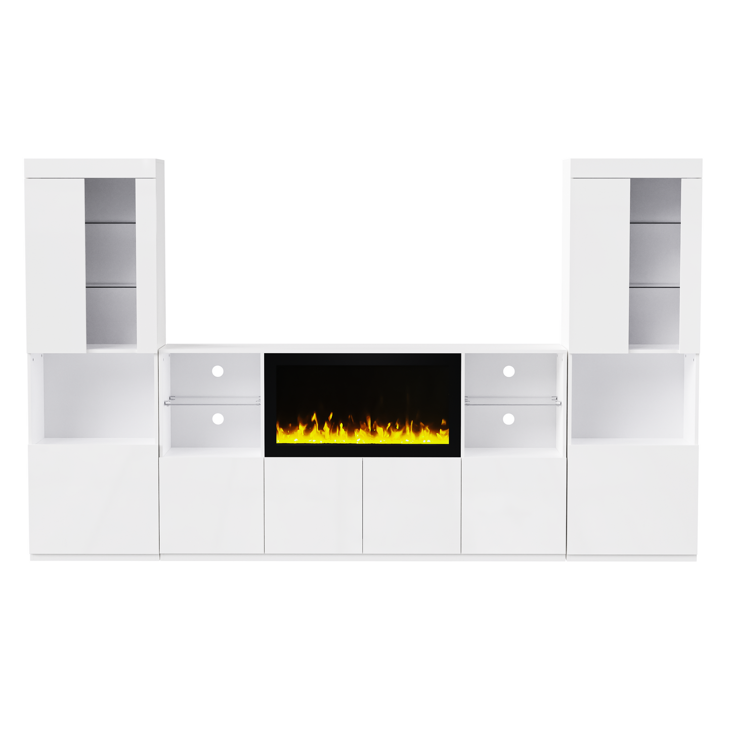 Eda Modern High Gloss Entertainment Center