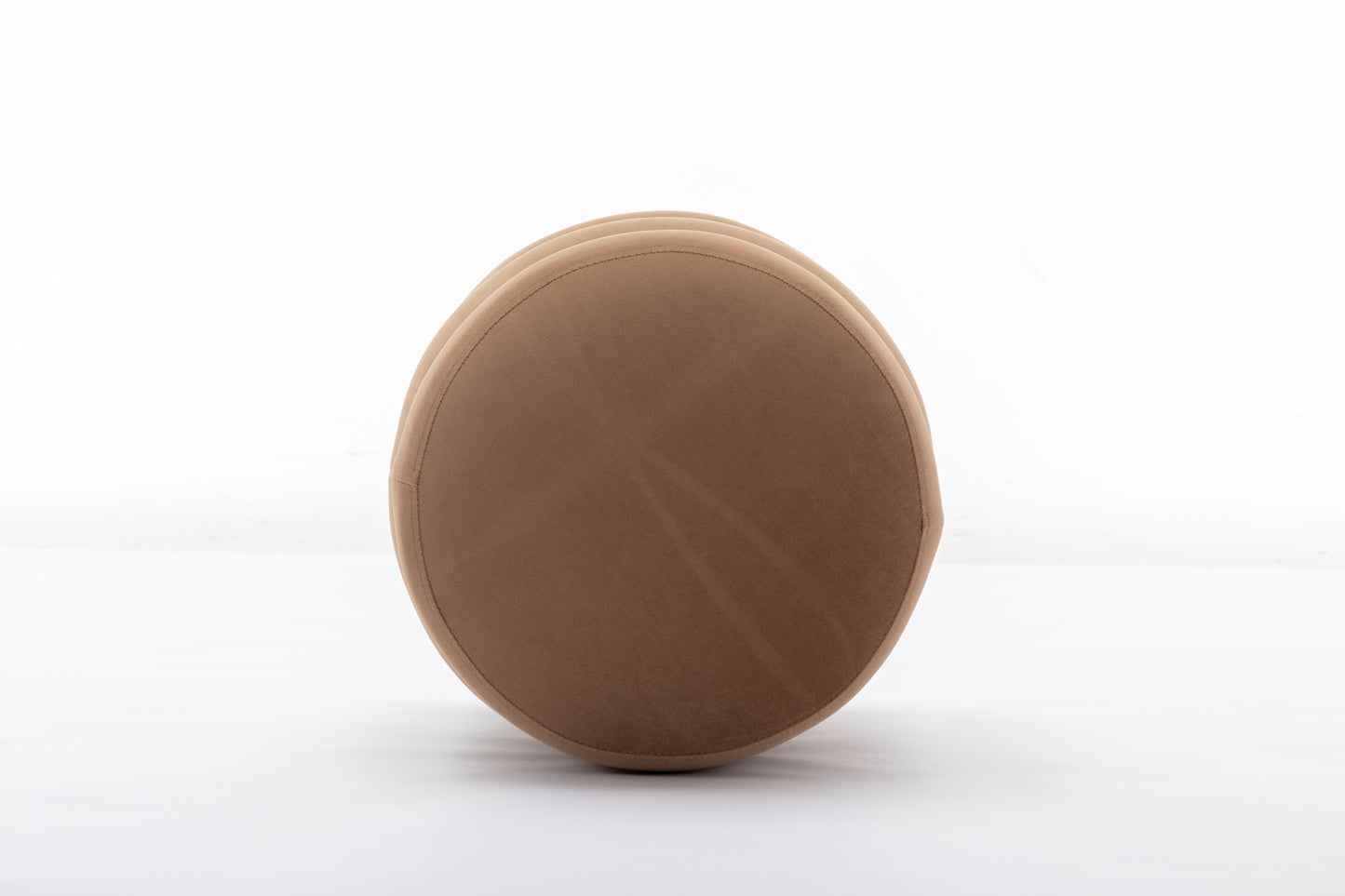 Ghivi Contemporary Velvet Round Footrest Ottoman