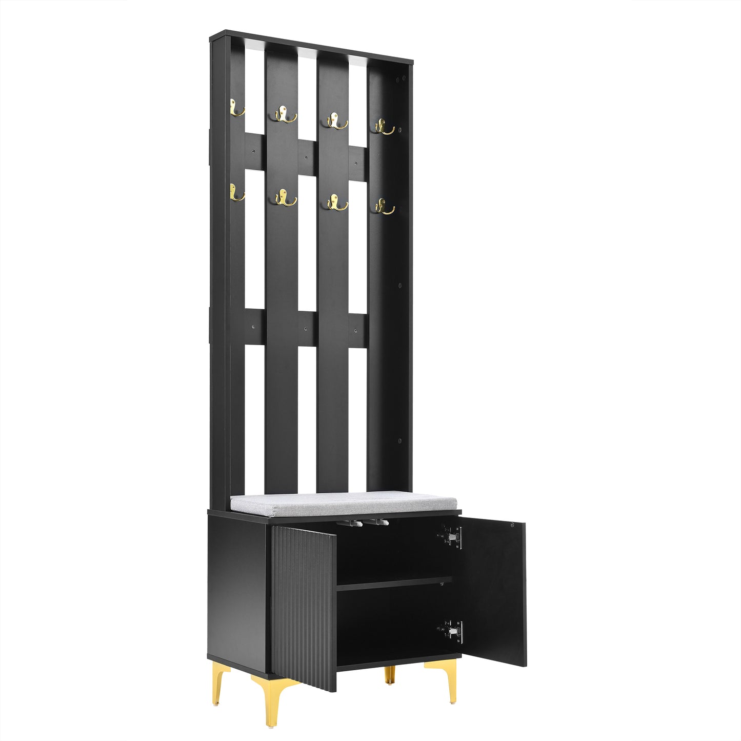 Warmsprings Modern Luxury Storage Coat Racks