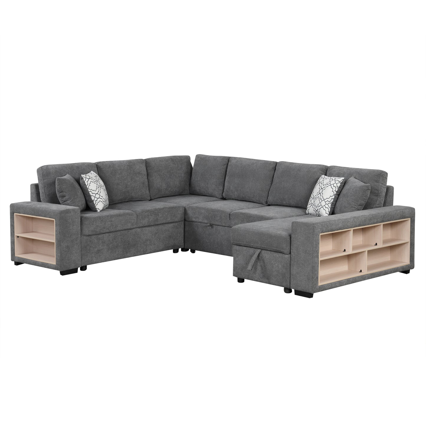 Lazzareschi Contemporary Pull-out Storage Sofa
