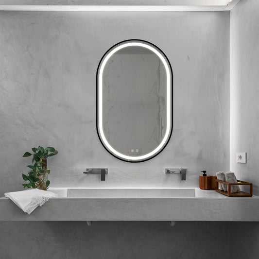 Emery Modern LED Vanity Dimmable Mirror