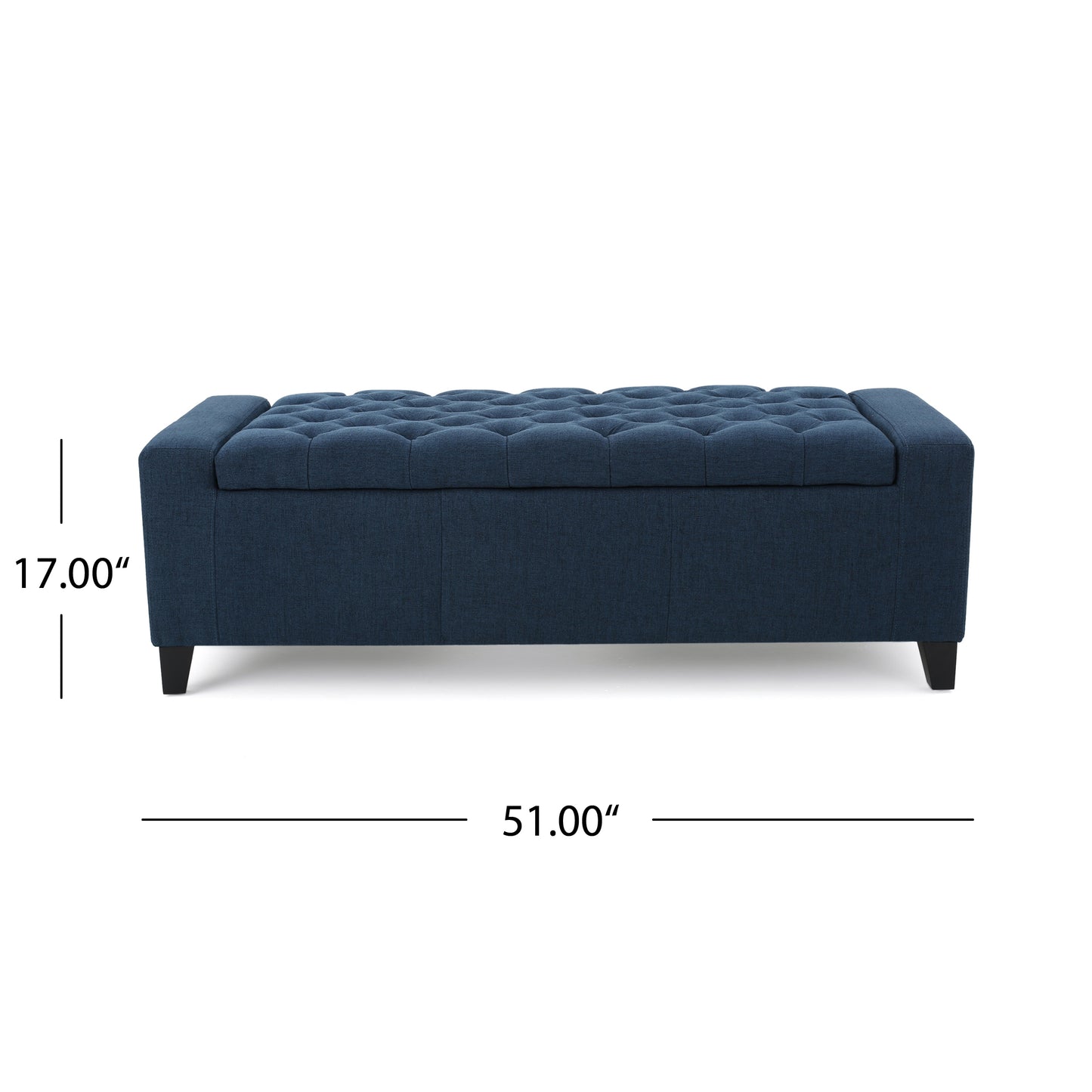 Napa Contemporary Velvet Classic Ottoman