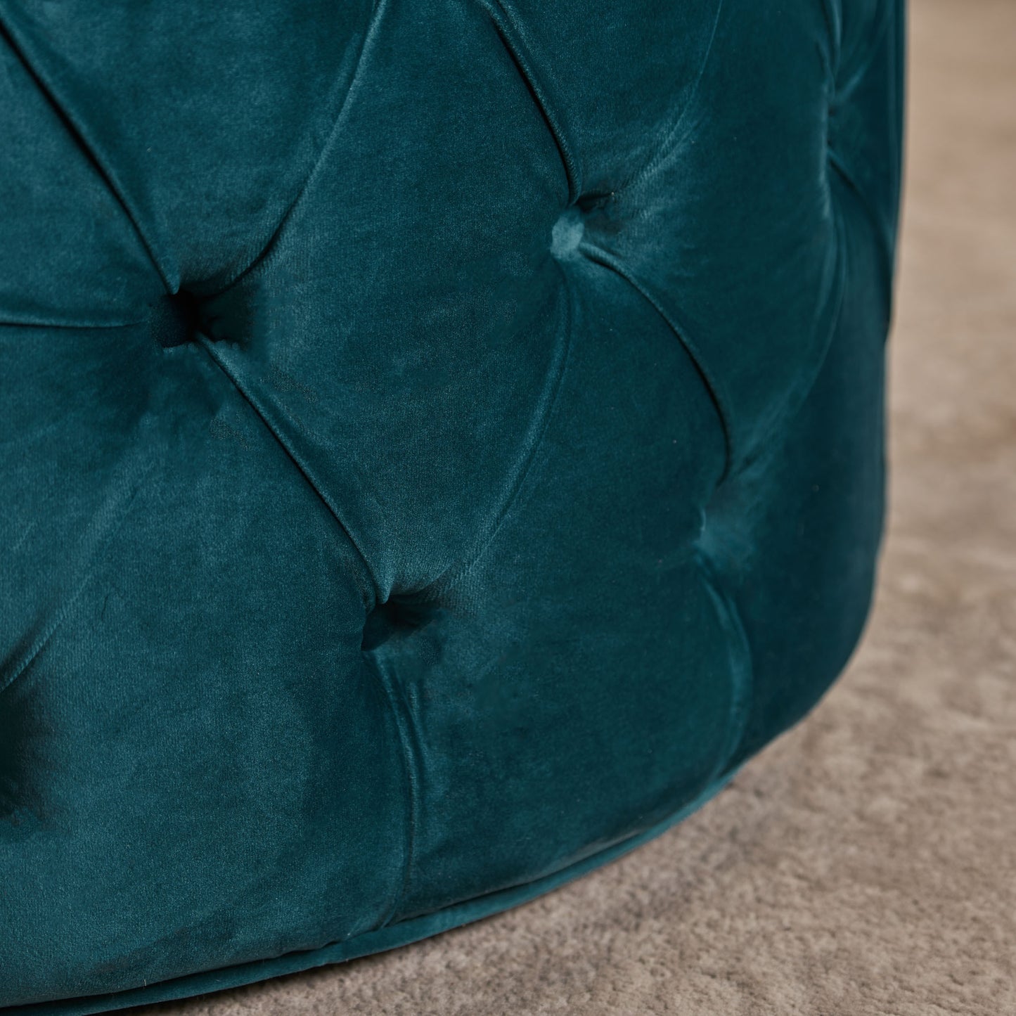 Somerset Contemporary Velvet Ottoman