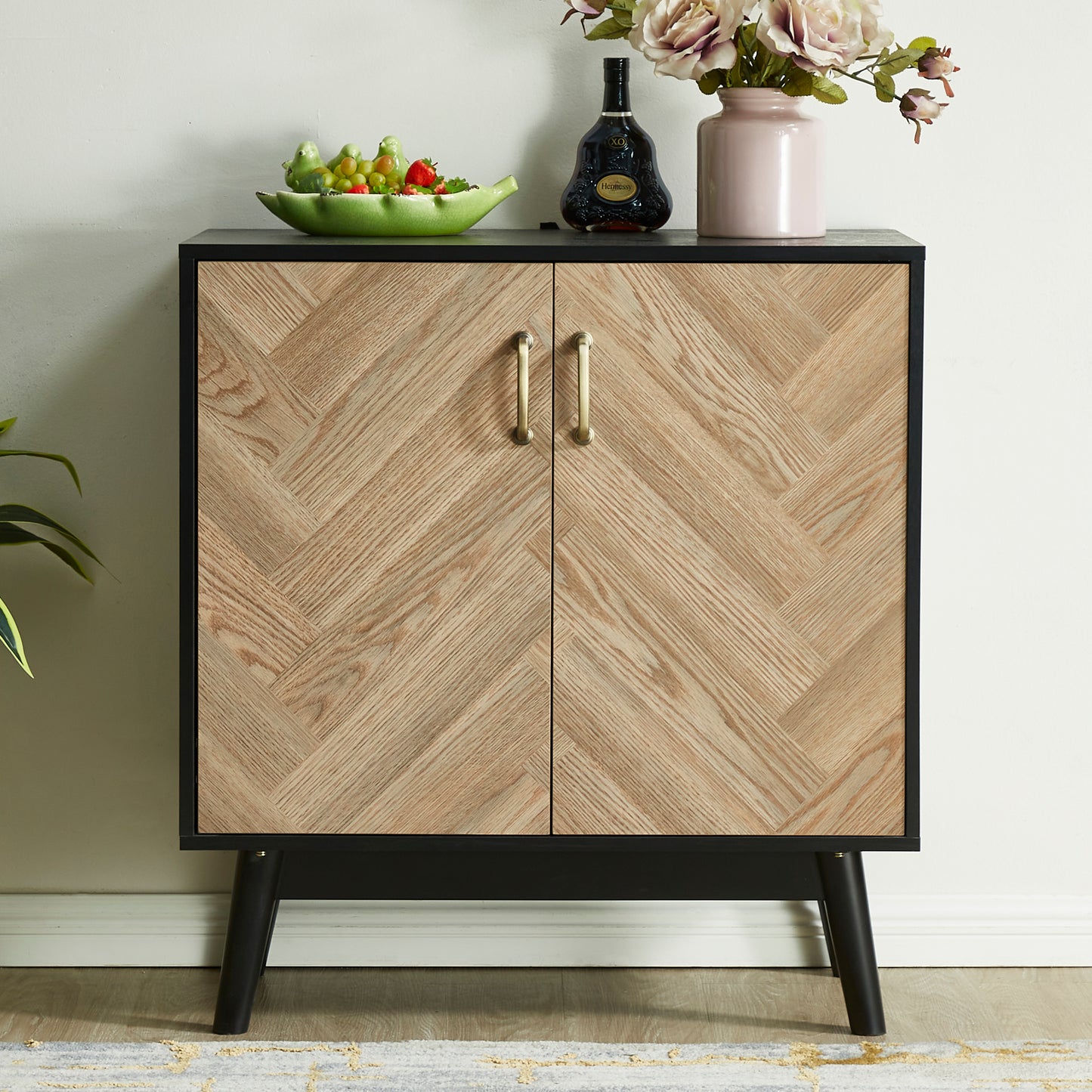 Irvington Mid-Century Buffet Storage Cabinet