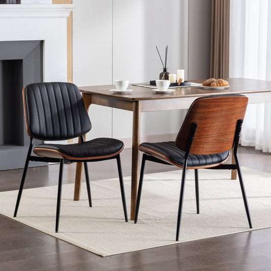 Irvington Mid-Century Retro Faux Dining Chairs