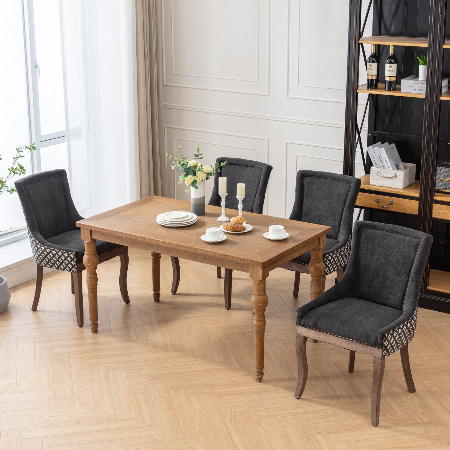 Somerset Modern Ultra Fabric Dining Chair