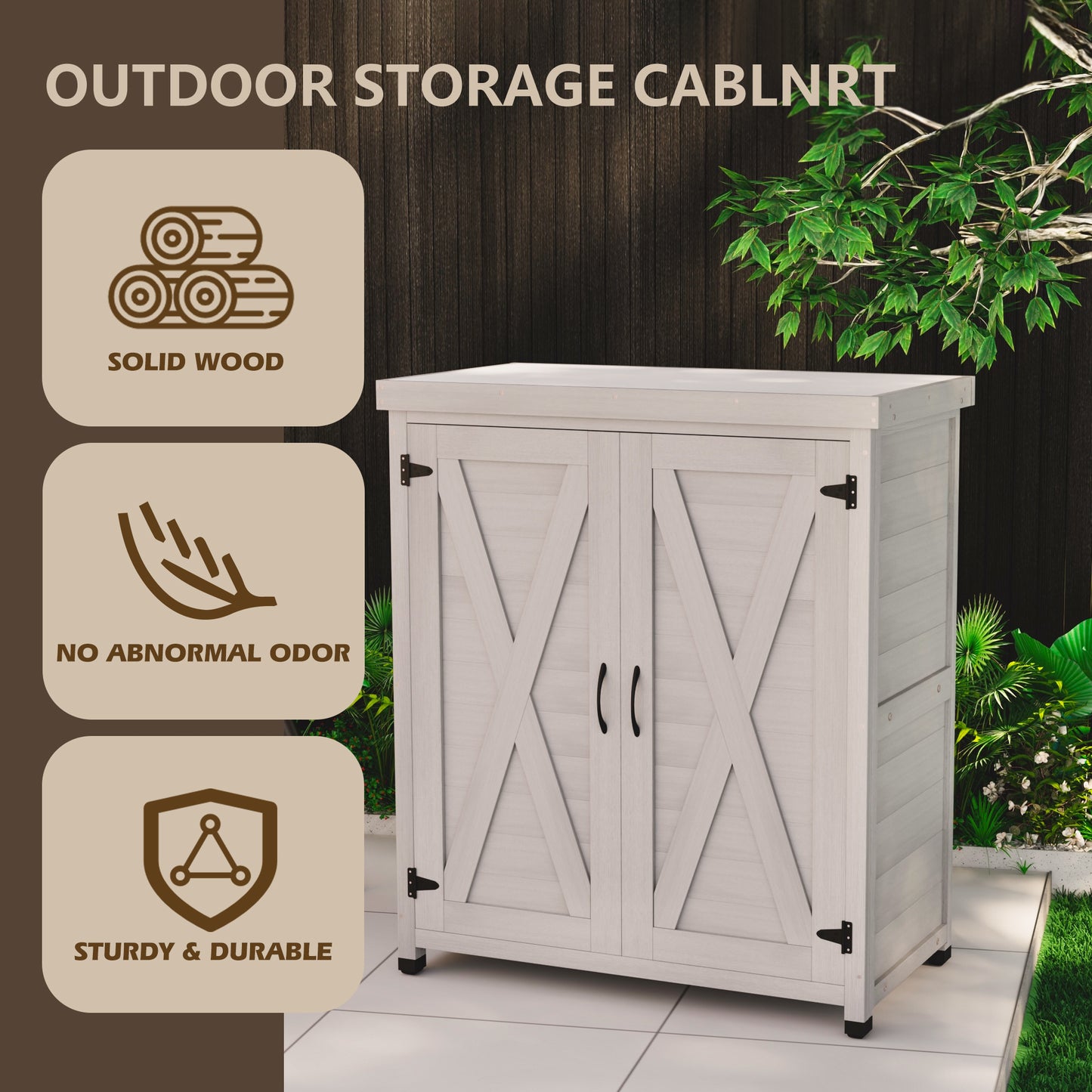 Elmcrest Modern Potting Storage Work Bench