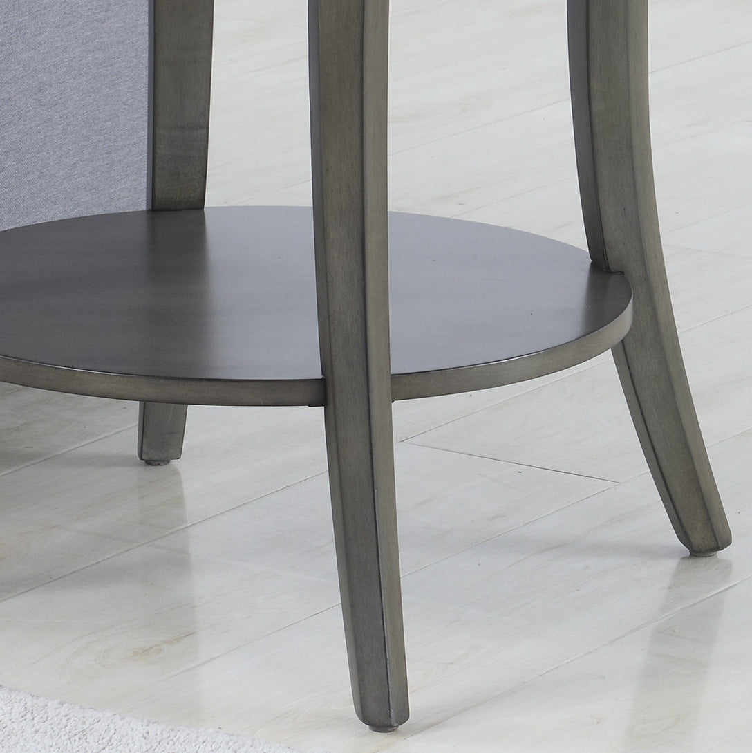 Justo Contemporary Oval Shelf Coffee Table