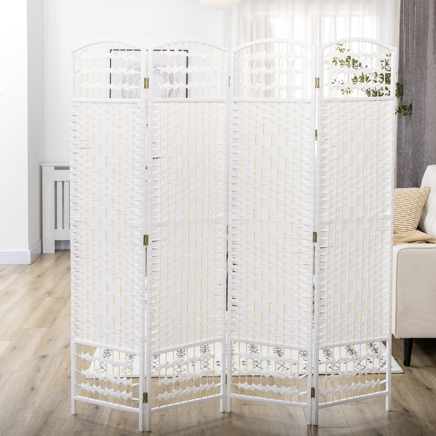 Bartholomew Contemporary Wave Fiber Partition