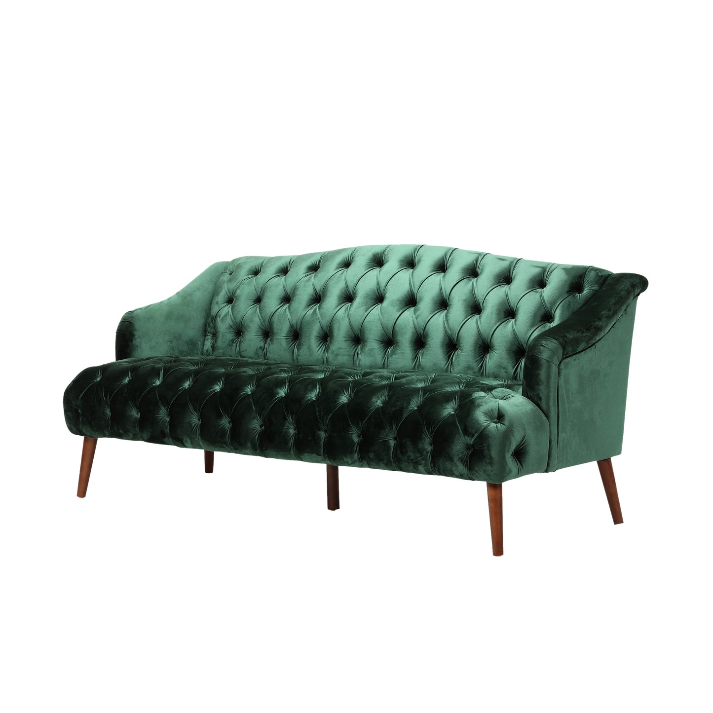 Mission Traditional Velvet Classic Sofa