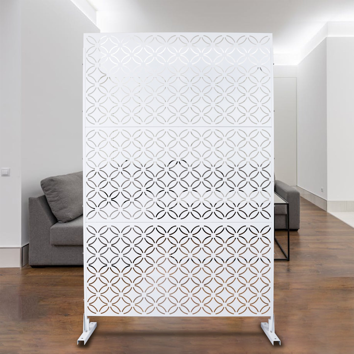 Jiron Industrial Metal Decorative Privacy Screen