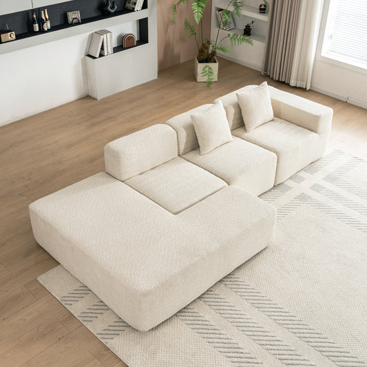 Luz Contemporary Sectional Sofa Set