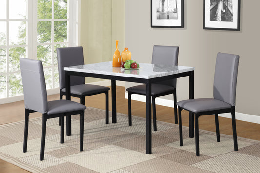 Bartholomew Modern Citico 5-Piece Metal Dinette Set