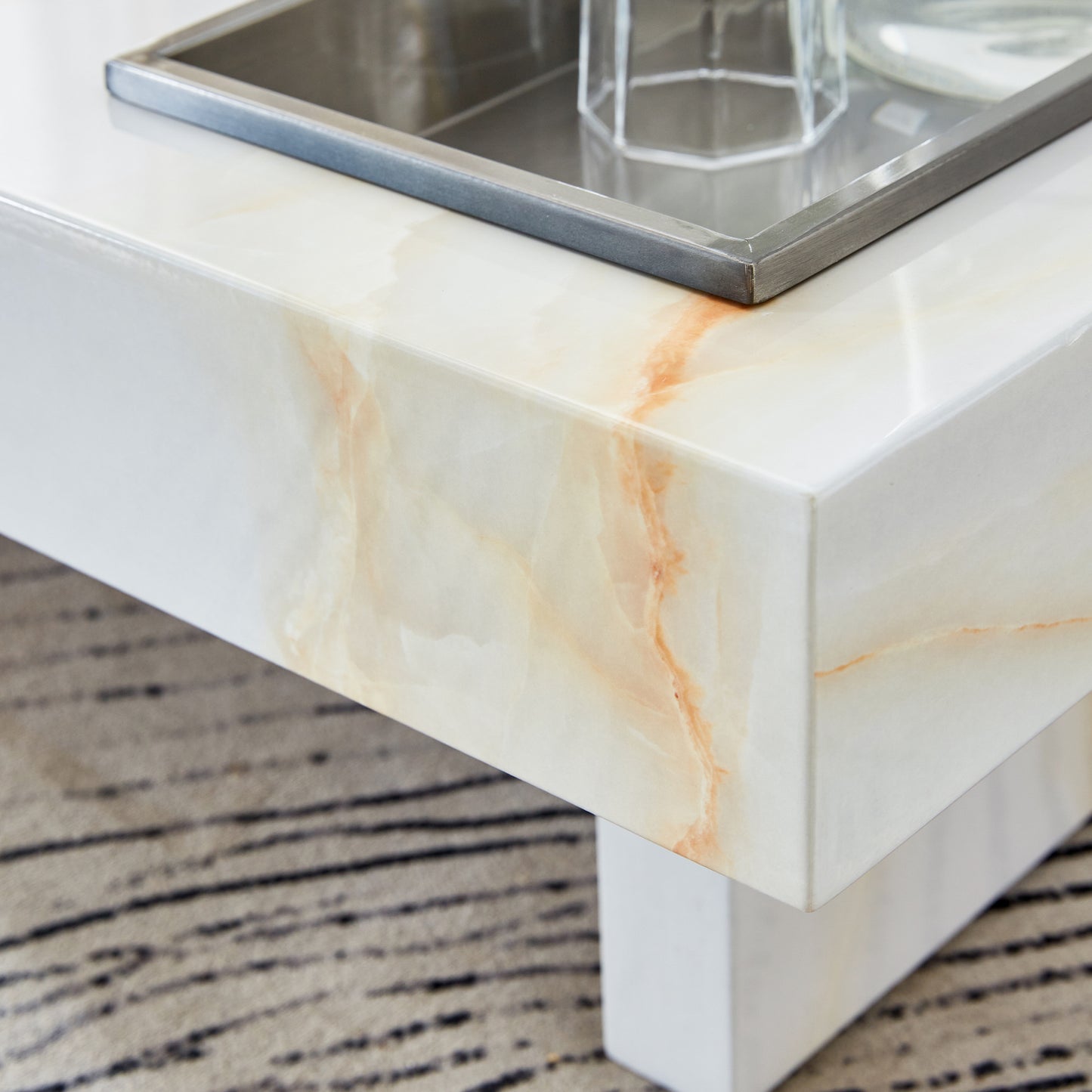 Marites Modern Elegance Marble Coffee Table